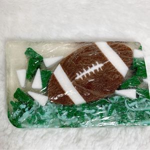 Primal Elements Football Bar Soap Handmade Glycerine NEW